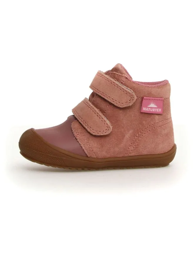 Naturino Stiefel & Boots^Leder Ankle-Boots "Leoti" in Rosa