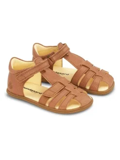 Leder Barfuß-Halbsandalen "Rox" in Hellbraun>Bundgaard Best