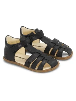 Leder Barfuß-Halbsandalen "Rox" in Dunkelblau>Bundgaard Clearance