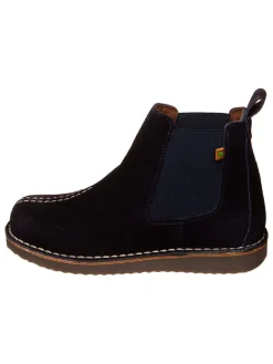 Leder Chelsea-Boots in Dunkelblau>El Naturalista New
