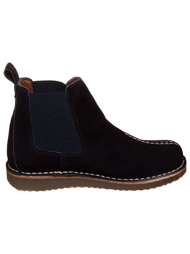 Leder Chelsea-Boots in Dunkelblau>El Naturalista New