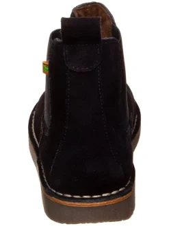 Leder Chelsea-Boots in Dunkelblau><noscript><img width=