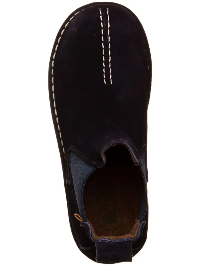 Leder Chelsea-Boots in Dunkelblau>El Naturalista New