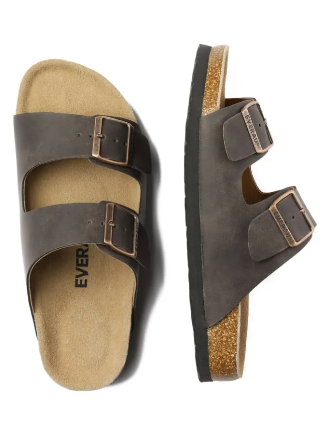 Leder Sandalen Duck in Braunes geöltes Leder>EVERAU Australia Hot