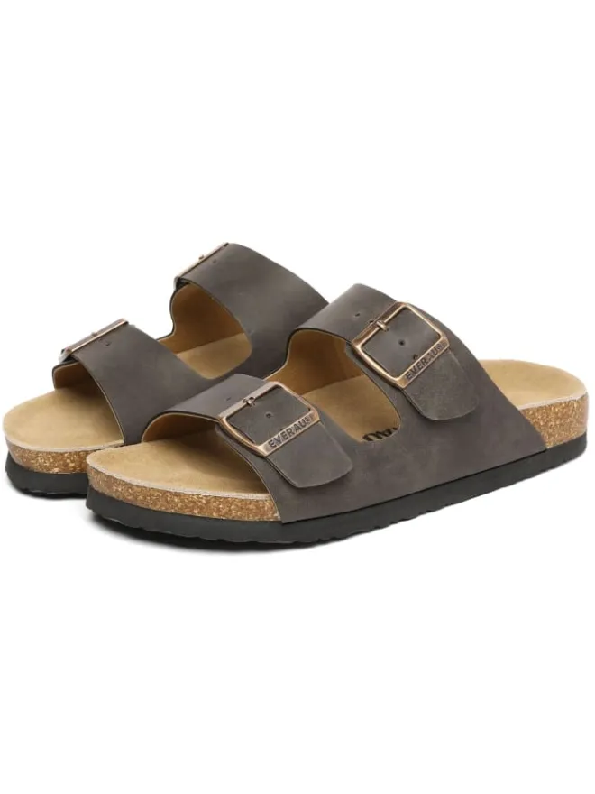Leder Sandalen Duck in Braunes geöltes Leder>EVERAU Australia Hot