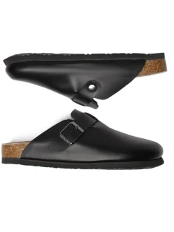 EVERAU Australia Hausschuhe^Leder Sandalen Hardhead in Schwarzes Leder