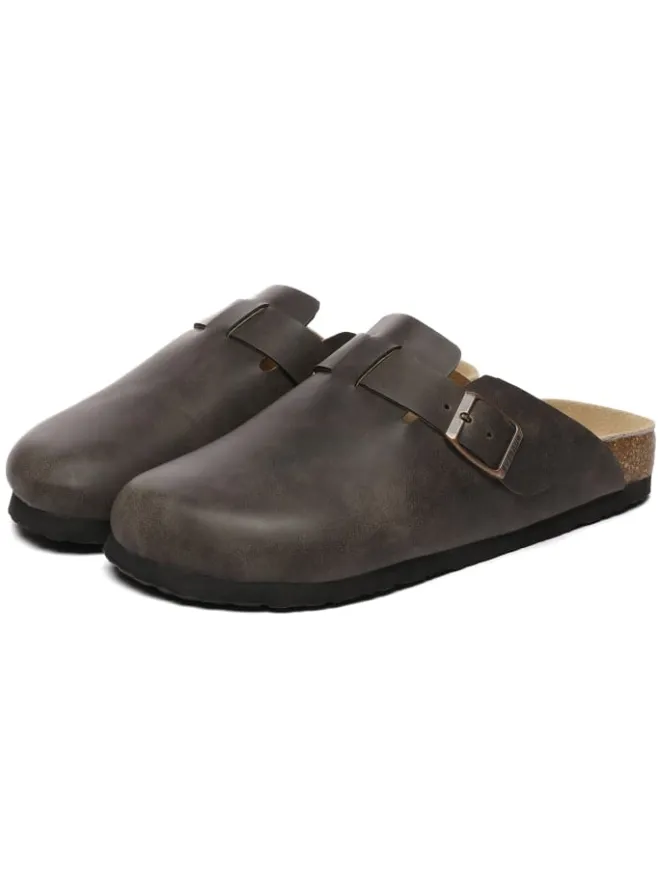 Leder Sandalen Hardhead in Braunes geöltes Leder>EVERAU Australia New