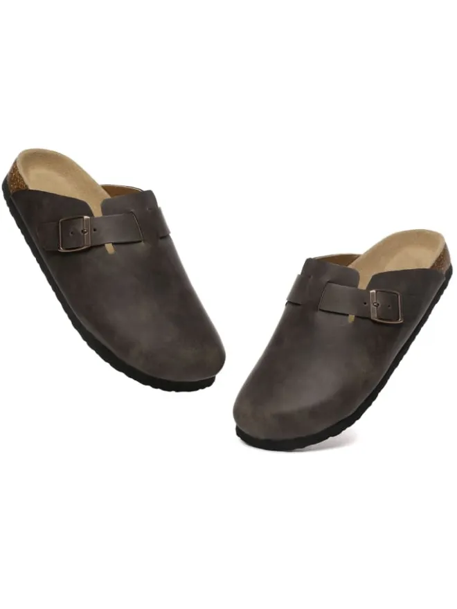 Leder Sandalen Hardhead in Braunes geöltes Leder>EVERAU Australia New