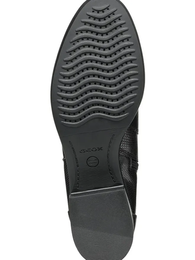 Geox Stiefeletten^Leder-Ankle-Boots "Felicity" in Schwarz