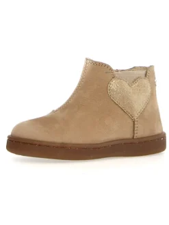 Leder-Ankle-Boots "Glarny" in Beige>Naturino Sale
