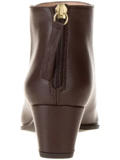 Unisa Stiefeletten^Leder-Ankleboots in Braun