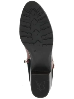 Caprice Stiefeletten^Leder-Ankle-Boots in Hellbraun