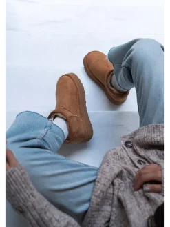 trendyol Stiefeletten^Leder-Ankle-Boots in Hellbraun