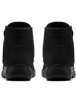 Clarks Stiefeletten^Leder-Ankle-Boots in Schwarz