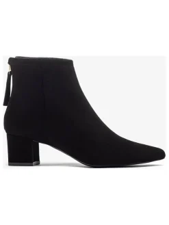 Unisa Stiefeletten^Leder-Ankle-Boots in Schwarz