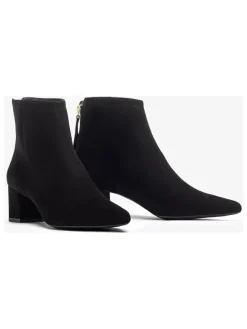 Unisa Stiefeletten^Leder-Ankle-Boots in Schwarz