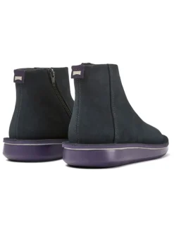 Leder-Ankle-Boots in Schwarz><noscript><img width=