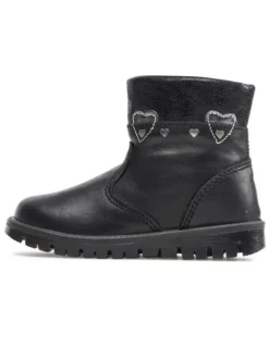Leder-Ankle-Boots in Schwarz>Primigi