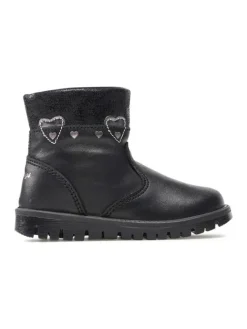 Leder-Ankle-Boots in Schwarz>Primigi