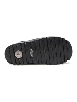 Leder-Ankle-Boots in Schwarz><noscript><img width=