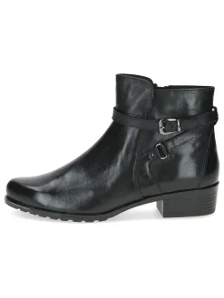 Leder-Ankle-Boots in Schwarz>Caprice New