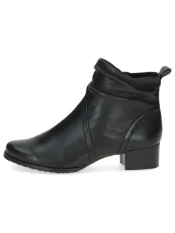 Leder-Ankle-Boots in Schwarz>Caprice Sale