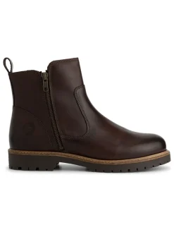 Leder-Ankle-Boots "Karup" in Braun>TRAVELIN' Outlet