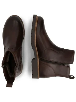 Leder-Ankle-Boots 