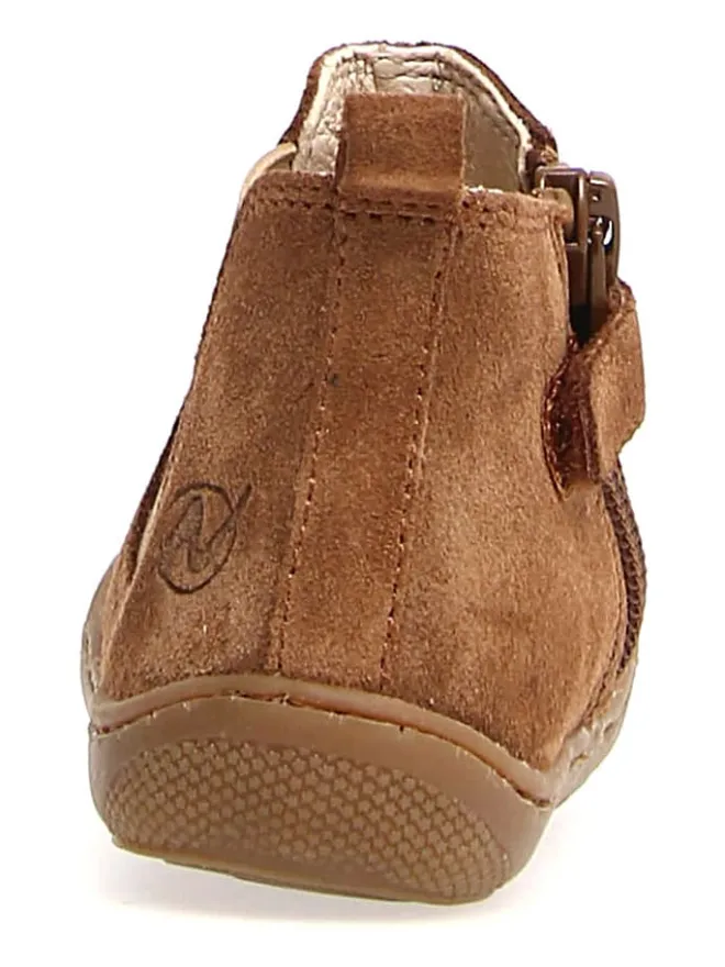 Leder-Ankle-Boots "Sally" in Braun>Naturino Discount