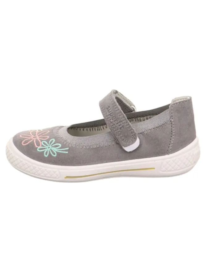superfit Sneakers·Sneakers Low^Leder-Ballerina "Tensy" in Hellgrau