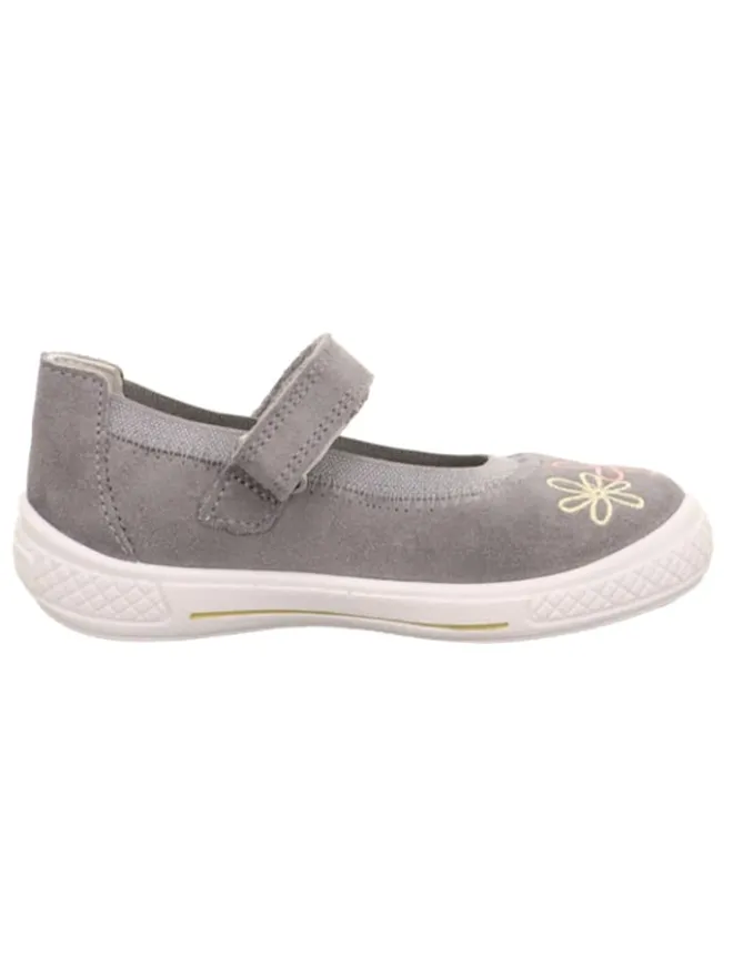 superfit Sneakers·Sneakers Low^Leder-Ballerina "Tensy" in Hellgrau