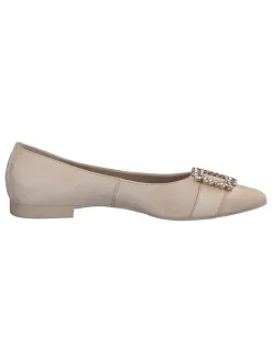 Paul Green Ballerinas^Leder-Ballerinas in Beige