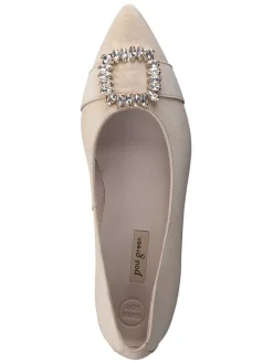 Paul Green Ballerinas^Leder-Ballerinas in Beige