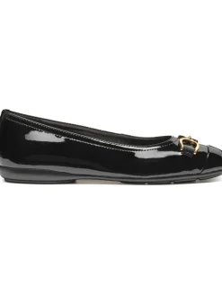 Leder-Ballerinas "Annytah" in Schwarz>Geox Discount