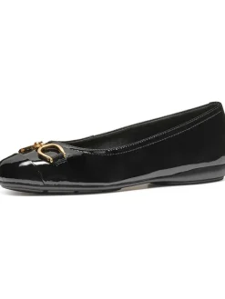 Leder-Ballerinas "Annytah" in Schwarz>Geox Discount
