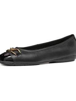 Leder-Ballerinas "Annytah" in Schwarz>Geox Discount