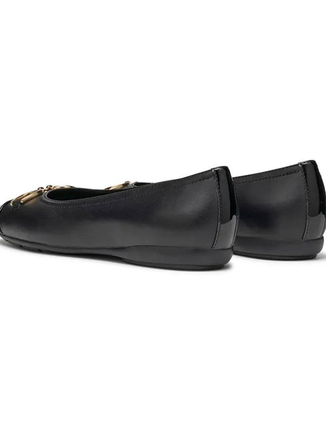 Leder-Ballerinas "Annytah" in Schwarz>Geox Discount