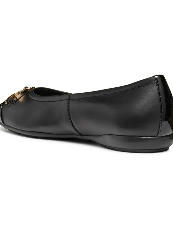 Leder-Ballerinas "Annytah" in Schwarz>Geox Discount