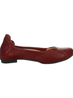 Think! Ballerinas^Leder-Ballerinas "Balla" in Bordeaux