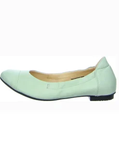 Leder-Ballerinas "Ballas" in Türkis>Think! Outlet