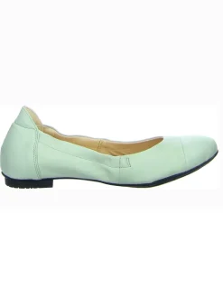 Leder-Ballerinas "Ballas" in Türkis>Think! Outlet