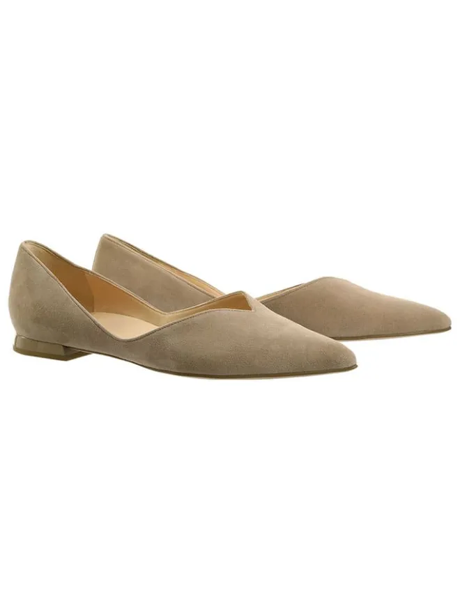 Högl Ballerinas^Leder-Ballerinas "Basic" in Beige