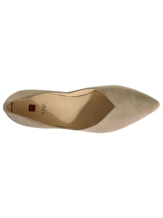 Högl Ballerinas^Leder-Ballerinas "Basic" in Beige