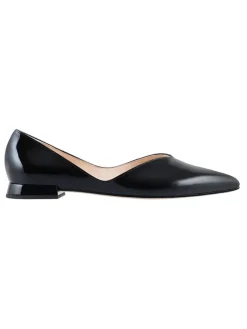 Leder-Ballerinas "Basic" in Schwarz>Högl Hot