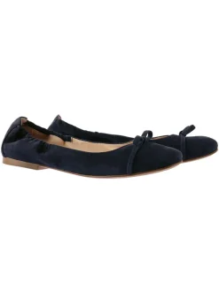 Leder-Ballerinas "Betty" in Dunkelblau>Högl Best
