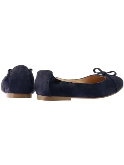 Leder-Ballerinas "Betty" in Dunkelblau>Högl Best