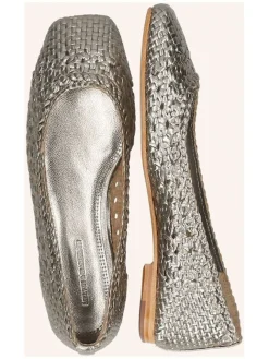 Leder-Ballerinas 