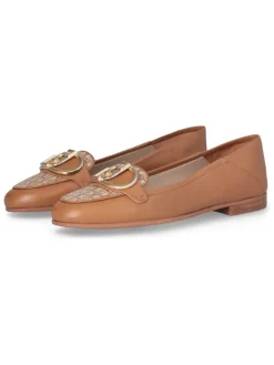 Liu Jo Ballerinas^Leder-Ballerinas "Emel" in Hellbraun