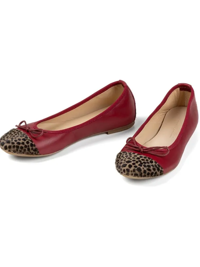 Anna Morellini Ballerinas^Leder-Ballerinas "Fabella" in Rot