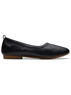 Leder-Ballerinas "Fawna" in Schwarz>Clarks Outlet